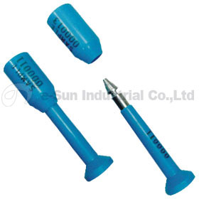 ISO PAS 17712  Blue Steel Pin Trailer Security Seals For Boxes / Containers / Railway car