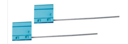 Fixed Cable Security Seals C-106A ISO Certification Zinc Extrusion 2mm Diameter