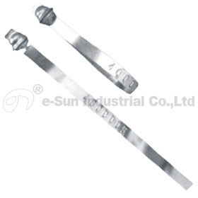 Cargo Security Seals Of Plated Tin Strip With Print Company Logos For Trucks