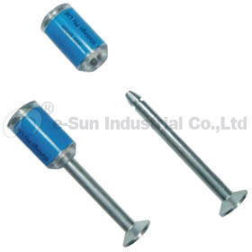 Steel Pin High Security Seals ISO 17712 For Containers , 1500kgs Pull Load