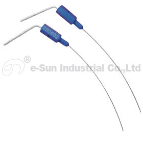 Blue , Green ABS Material Plastic Aircraft Cable Trailer Security Seals  For Trucks C-102