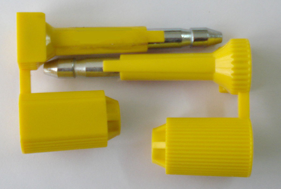 Yellow Padlock Container Security Seals For Trailer With 1500kgs Pull Load