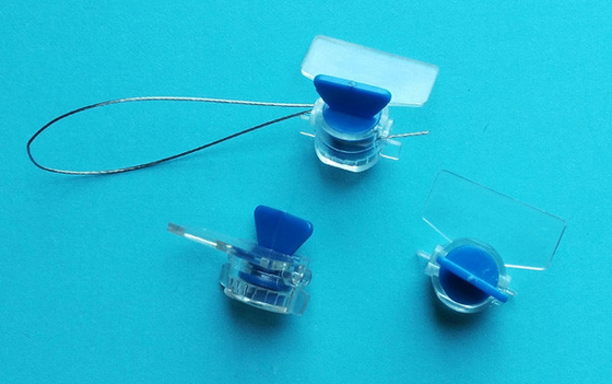 Thermal Stamping Blue Meter Security Seals For Power Meter / Water Meter